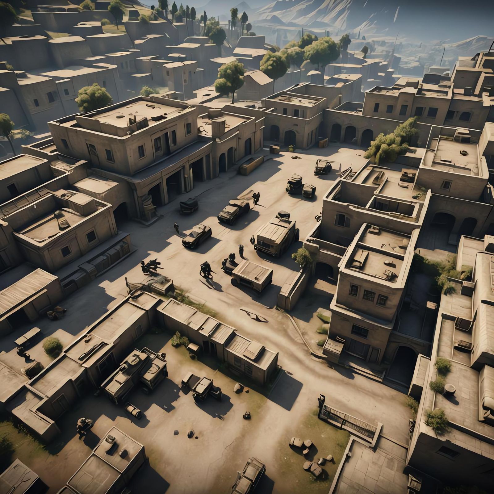 Counter-Strike: GO Cinematic 3D Game Scene