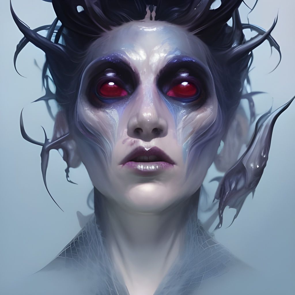 Eldritch Hive Queen Portrait in Unreal Engine 5