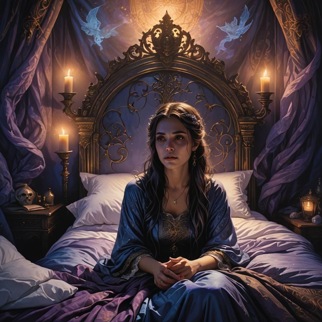 Ethereal Whisper: Dark Fantasy Concept Art