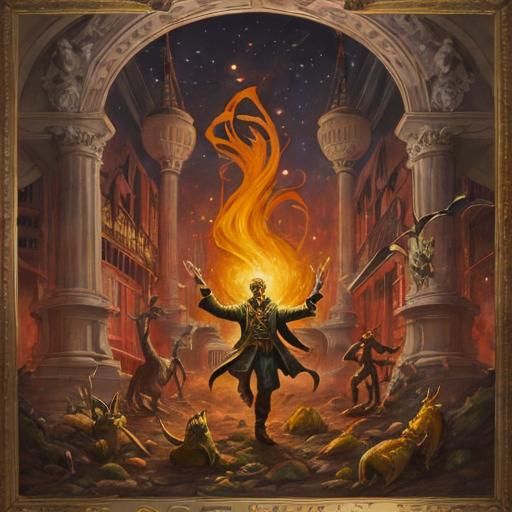 Vicious Anthropomorphic Creature with RGB Palette