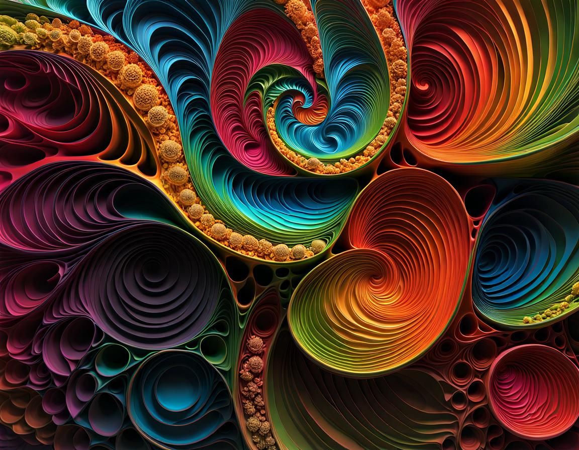 Fractal art, Fibonacci design