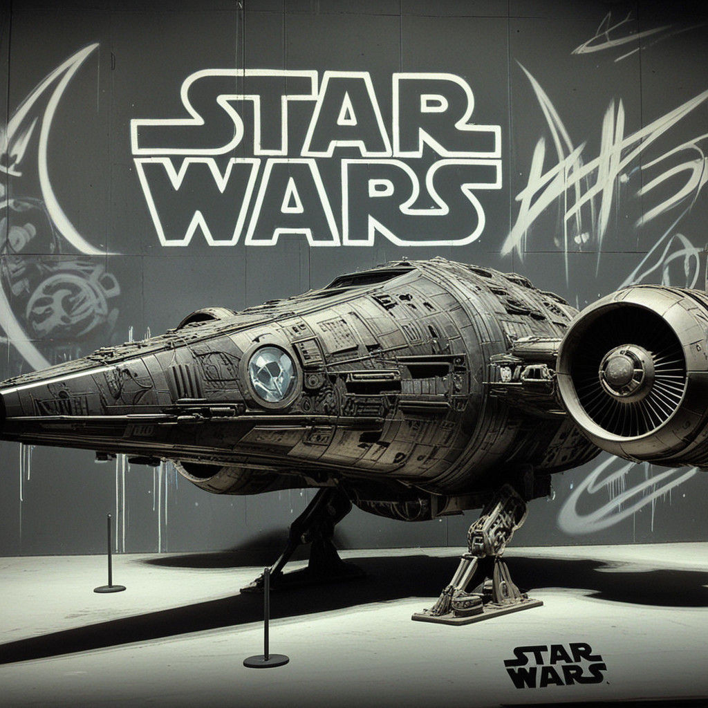 Graffiti Star Wars Ship