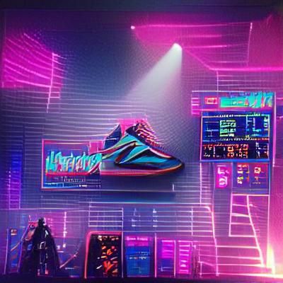 Synthwave Neon Retro Scene