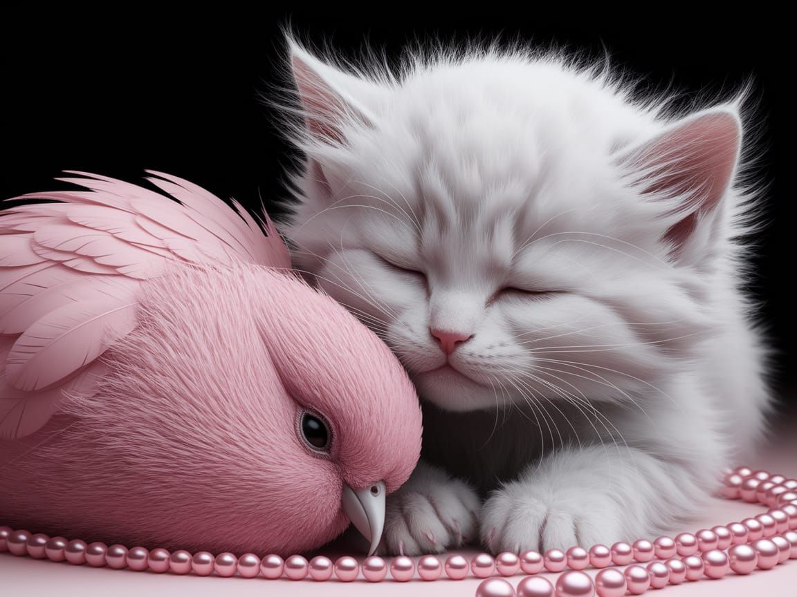 Sleeping Friends in Pastel Paradise