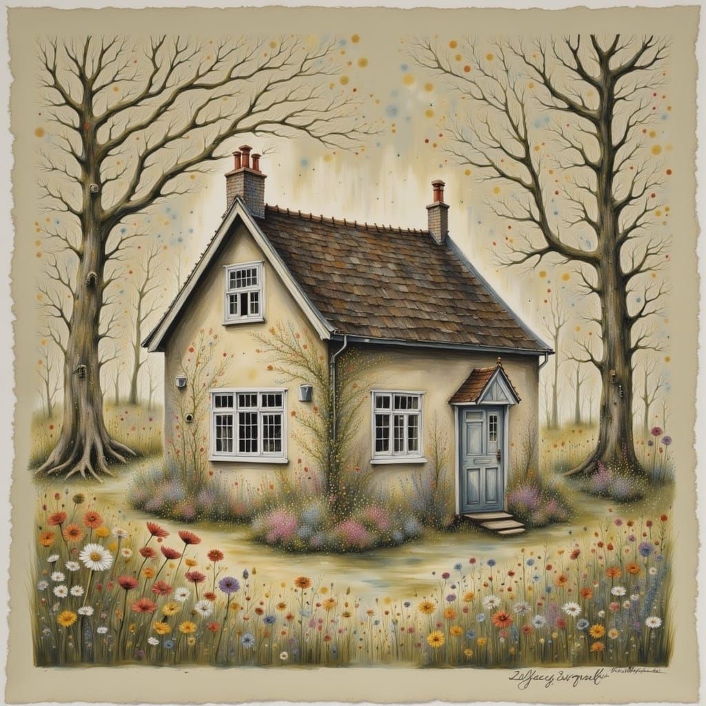 Surreal Dreamscapes in a Gentle World Flux