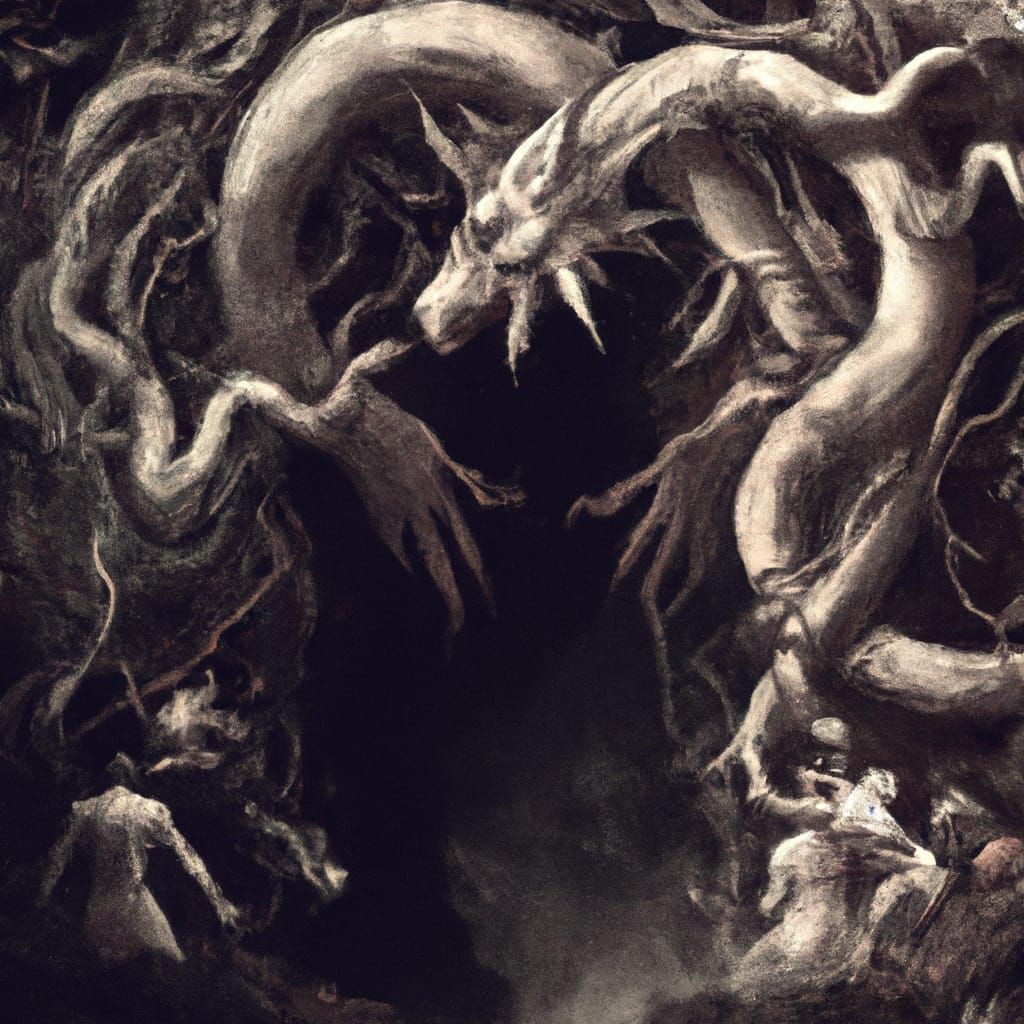 Demonic Vines Drag Plague Doctor to Hell