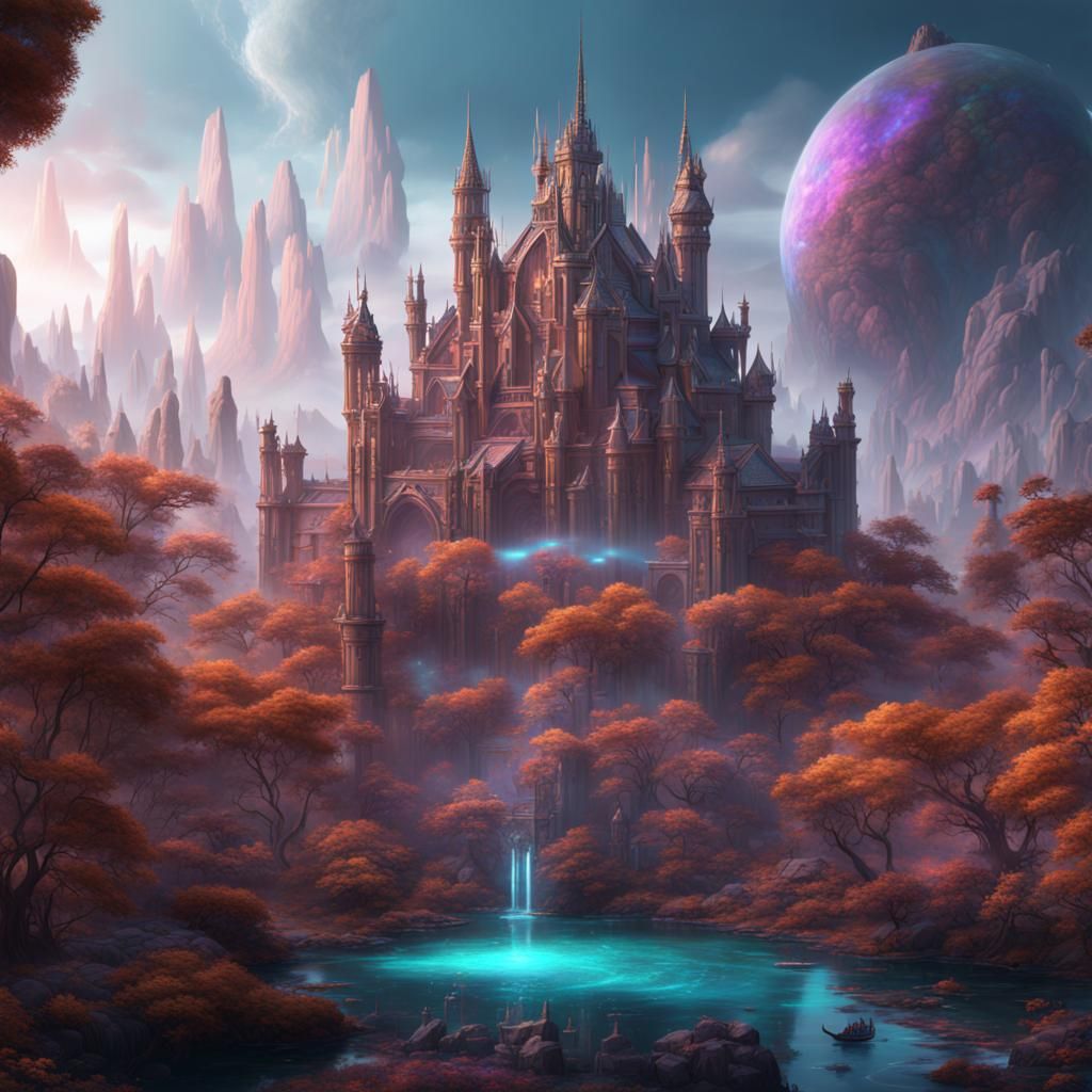 Fantastical Holographic Art in Deep Color