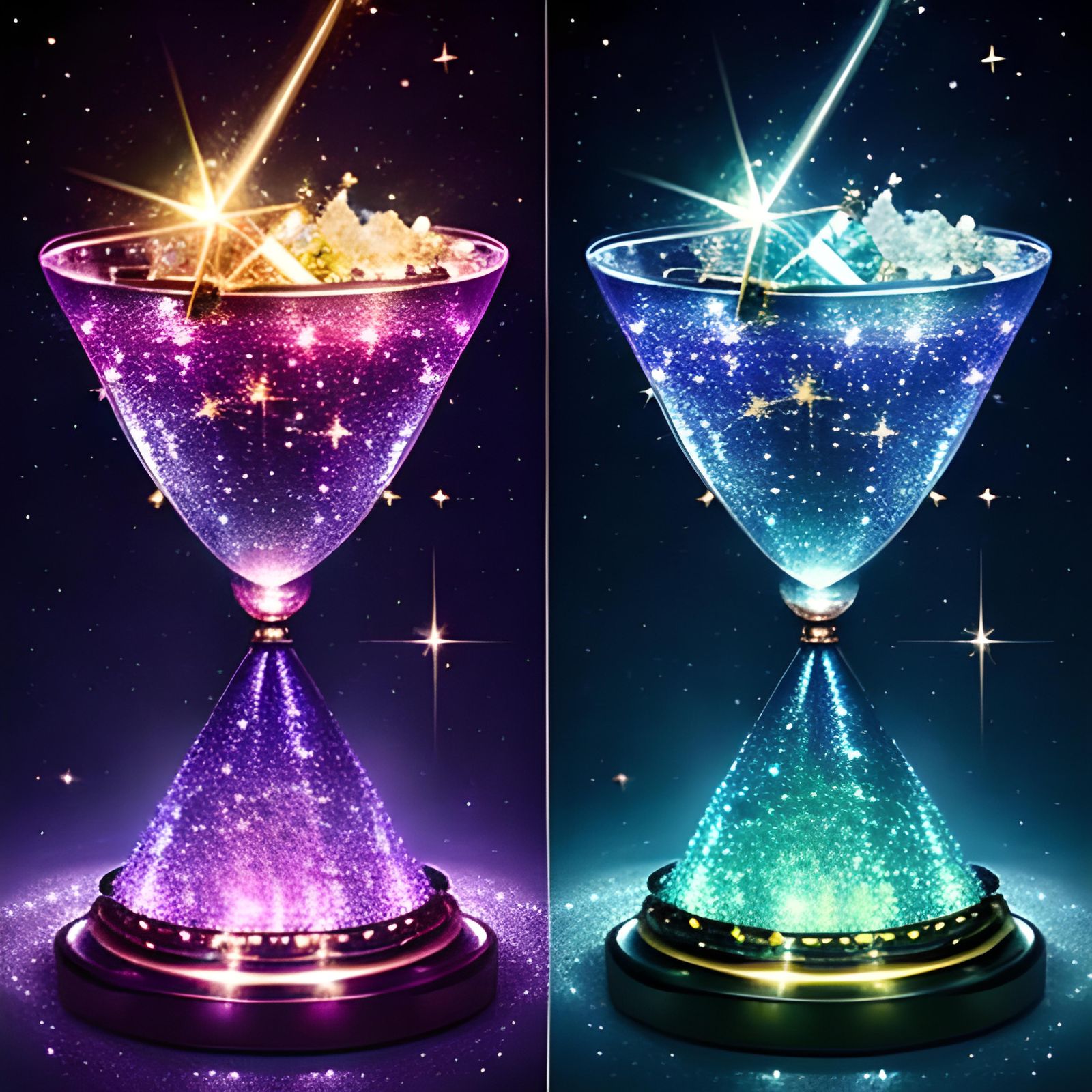 Sparkling Wonders: A Magical Gemstone Creation