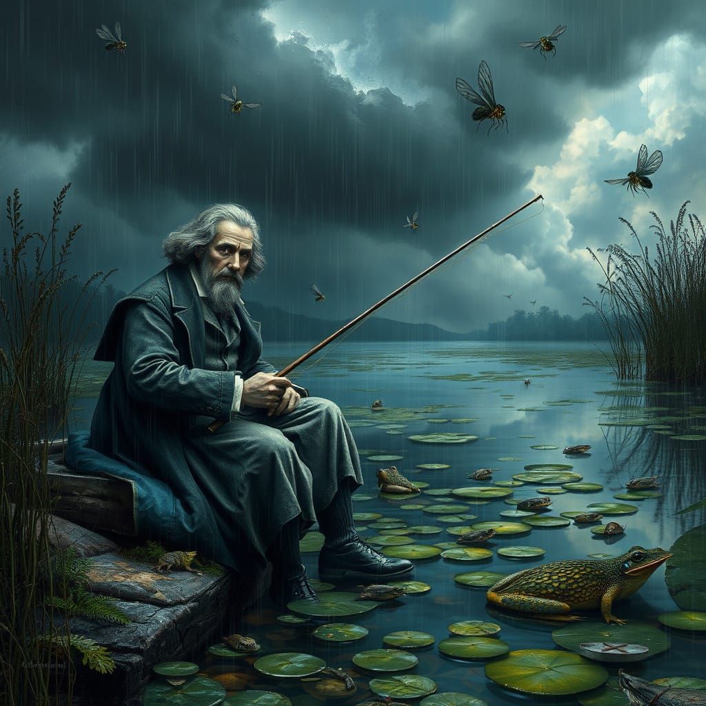 Shakespeare and Sherlock Holmes in Whimsical Swamp Wonderlan...