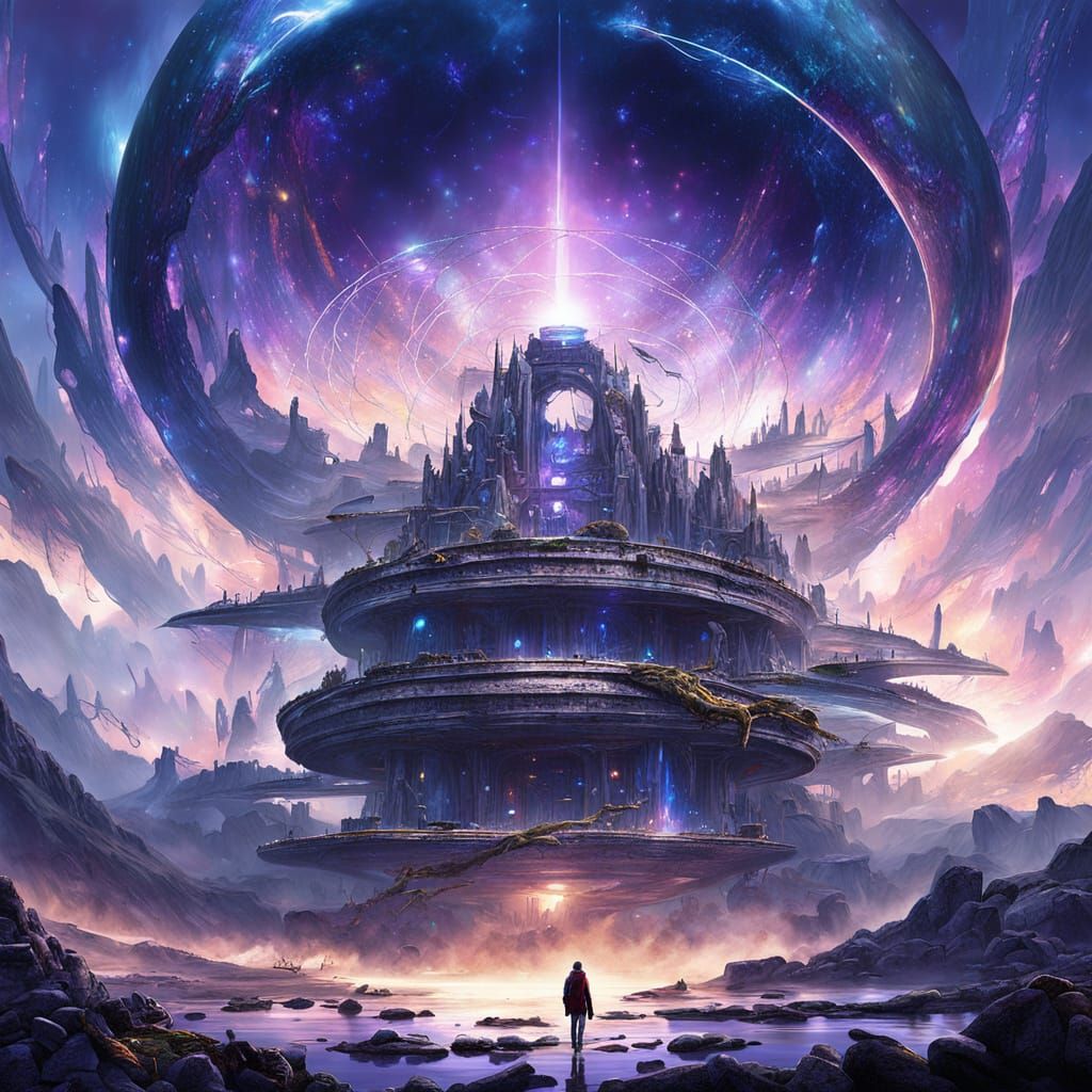 Surreal Space Ship Descends Upon Ancient England