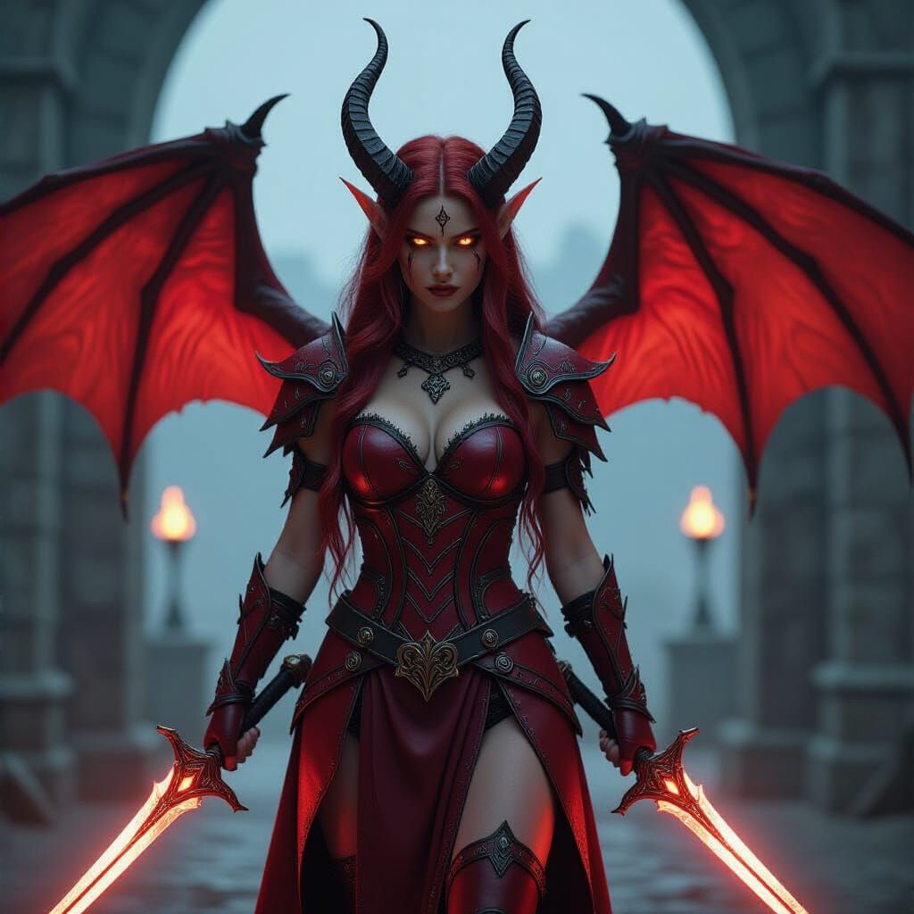 Night Elf Demon Hunter at Minas Tirith