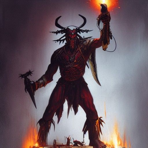 Bestigor Champion's Sinister Human Sacrifice