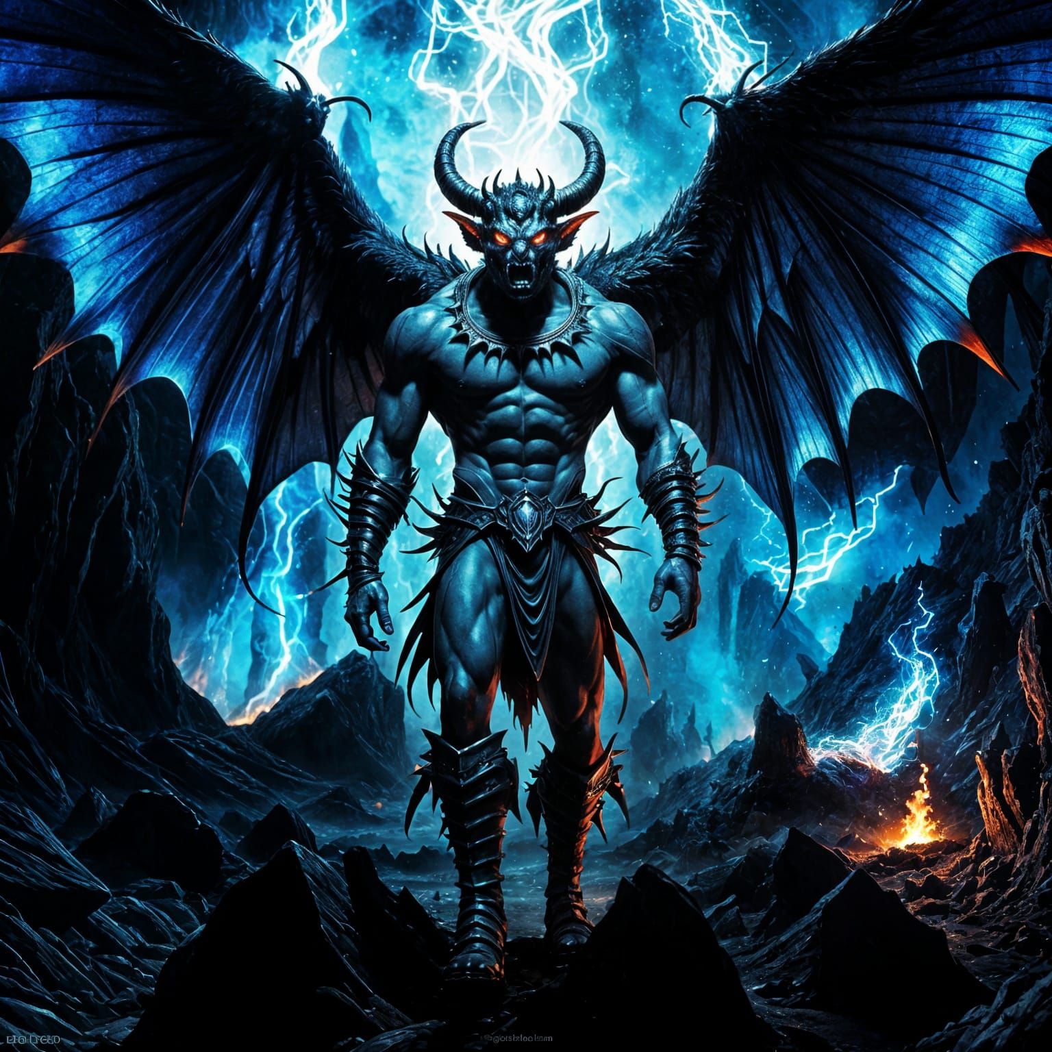 Giant Fly Demon in Infernal Cavern