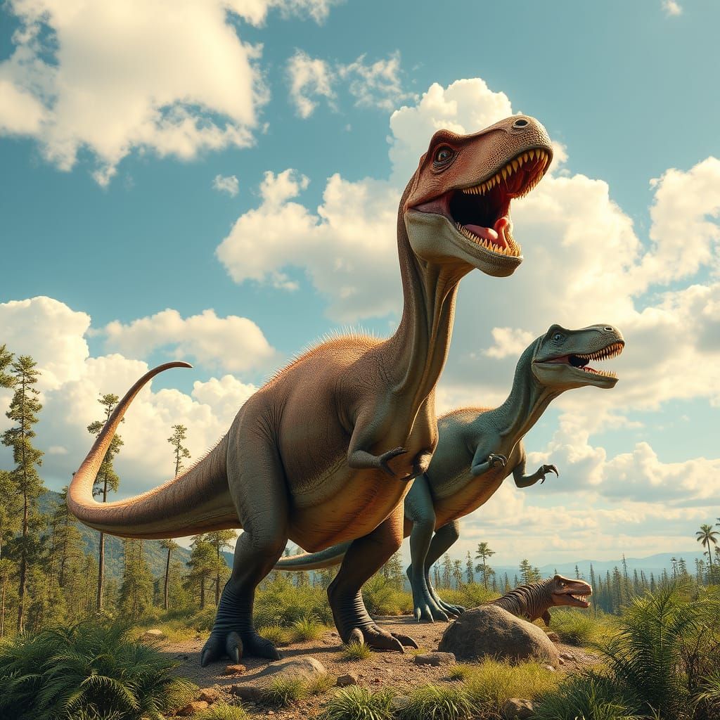 Modern Dinosaurs Roam Earth