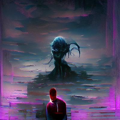 Sinister Figure Standing Alone