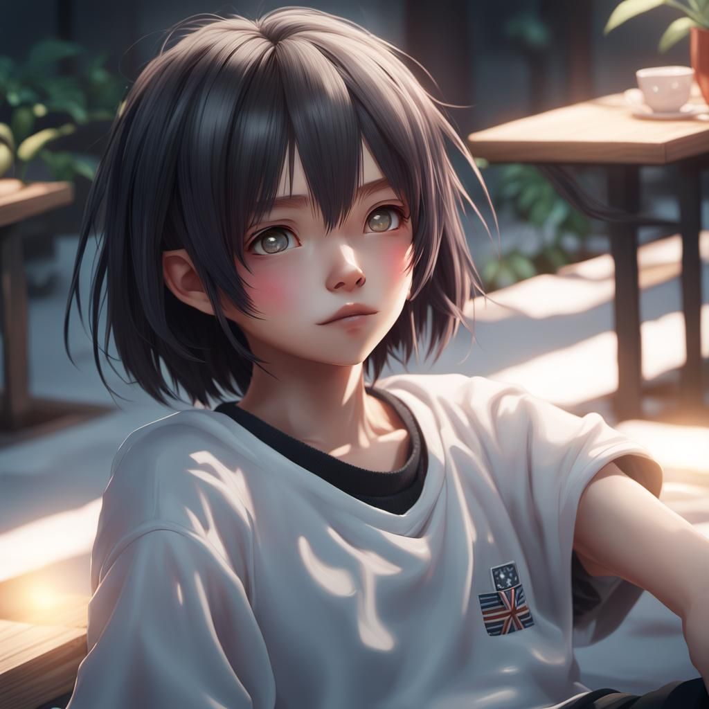 Relaxing Anime Vibe in Detailed 3D Art