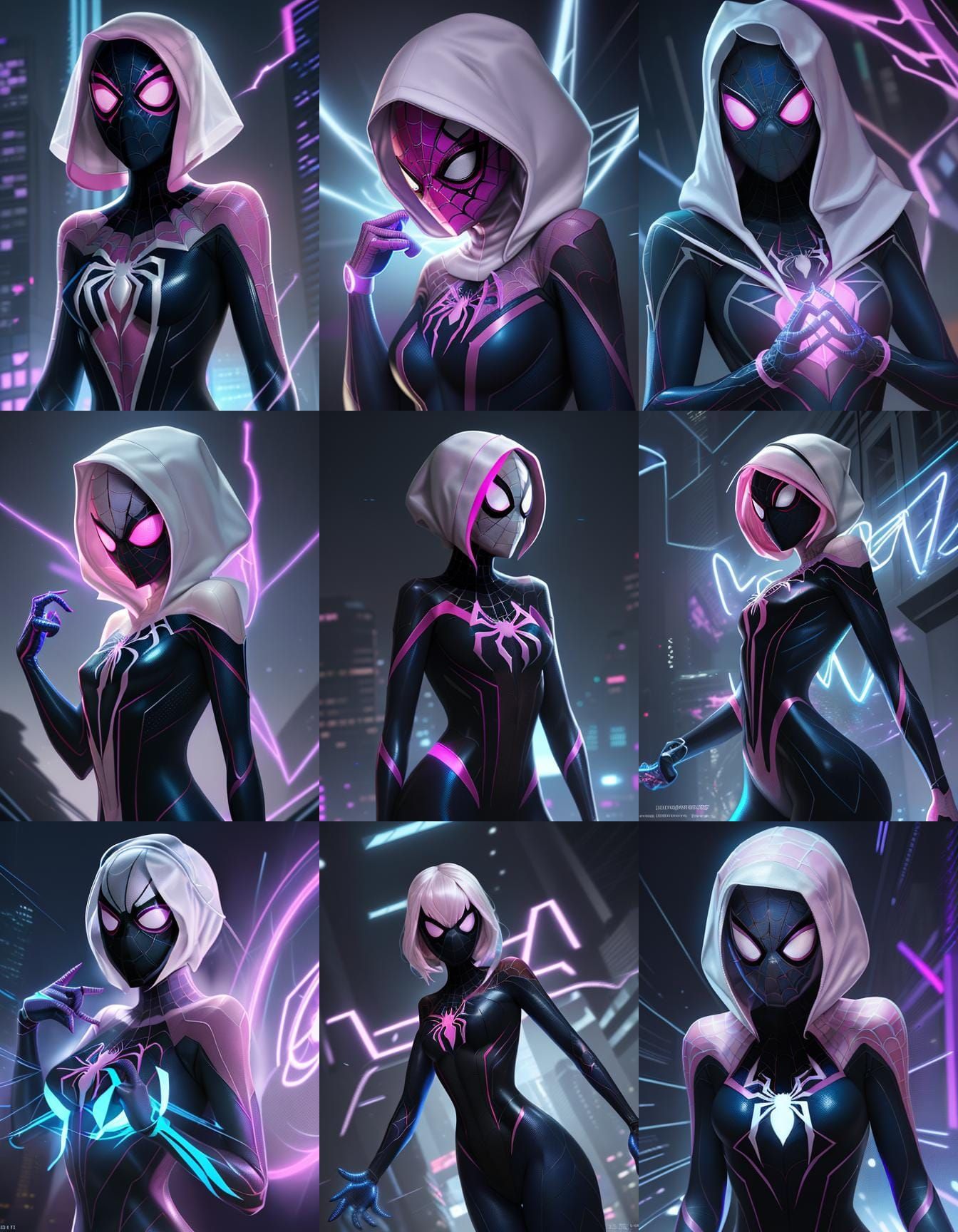 Gwen Stacy's High-Tech Spider-Verse Suit