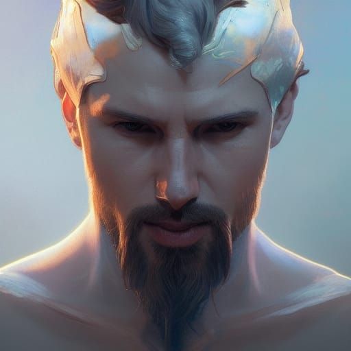 Detailed Portrait of Leo in Digital Art Style