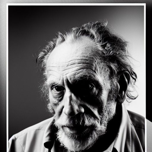 Striking Portrait in High-Definition Black and White