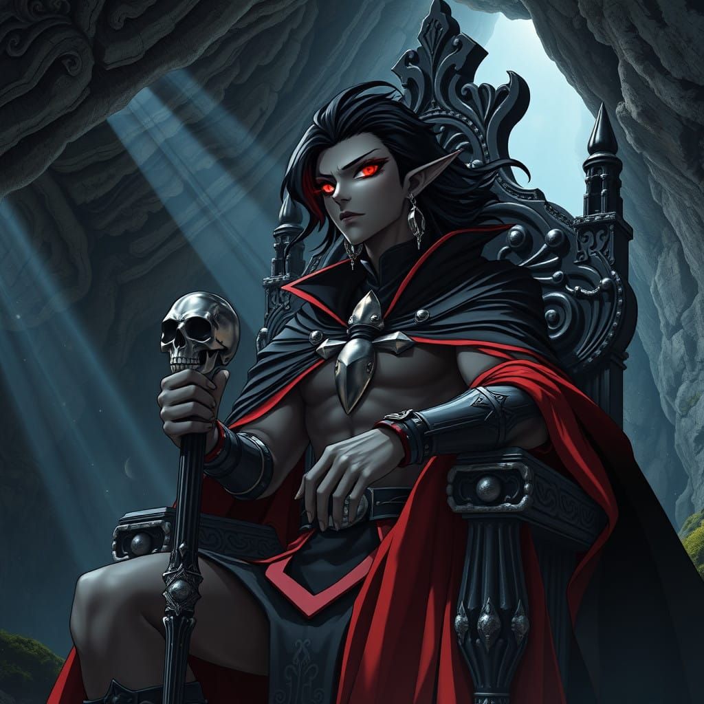 Ethereal Dark Knight of the Ancient Caves