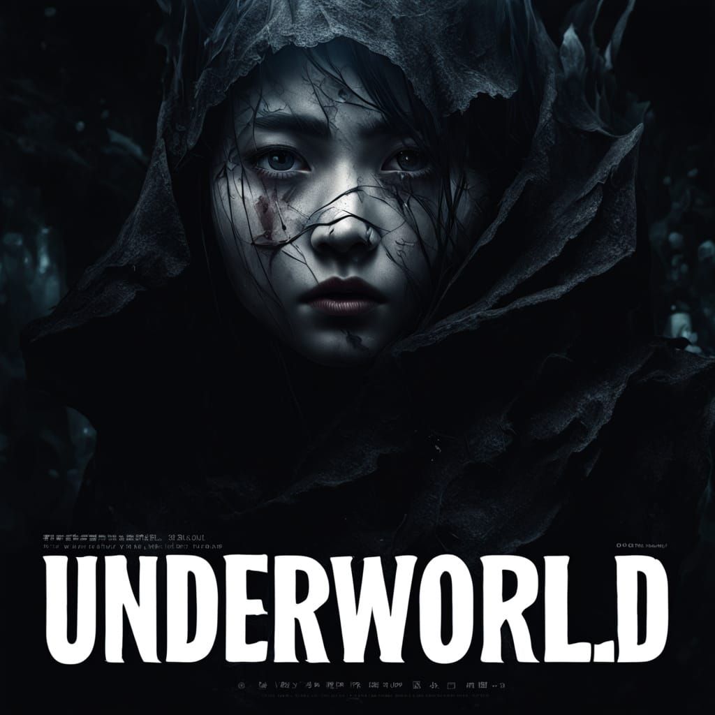 Eerie Underworld Scene: A Journey of Souls