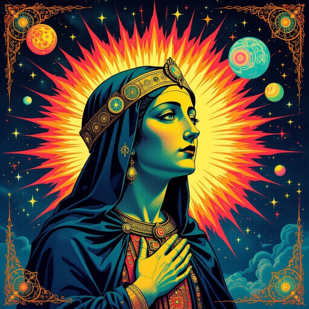 Pilgrim's Soul in Psychedelic Cosmic Explosion