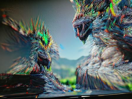Detailed Monster in 8k Resolution