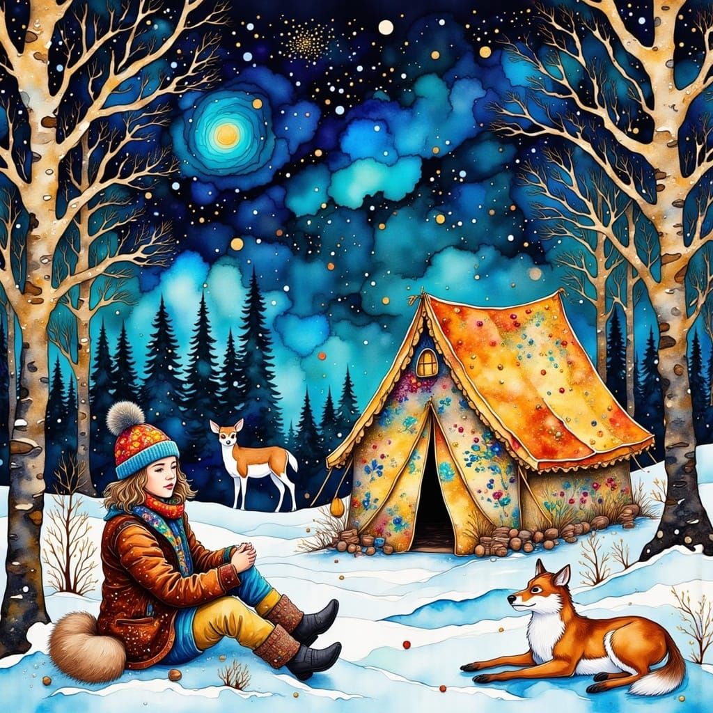 Whimsical Winter Wonderland in the Sequoia National Forest