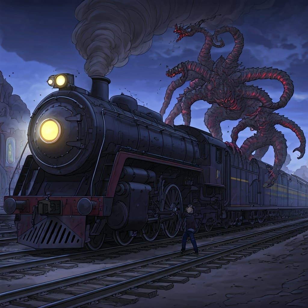 Kenyon's Monster Battle in Trainyard