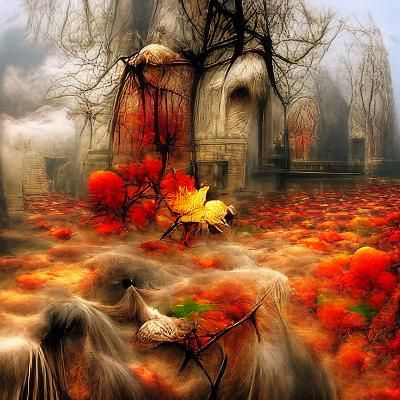 Autumn Forest Serenity: A Season's Beauty