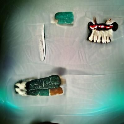 Chalchiuhtlicue: Aztec Goddess in Codex Art Style