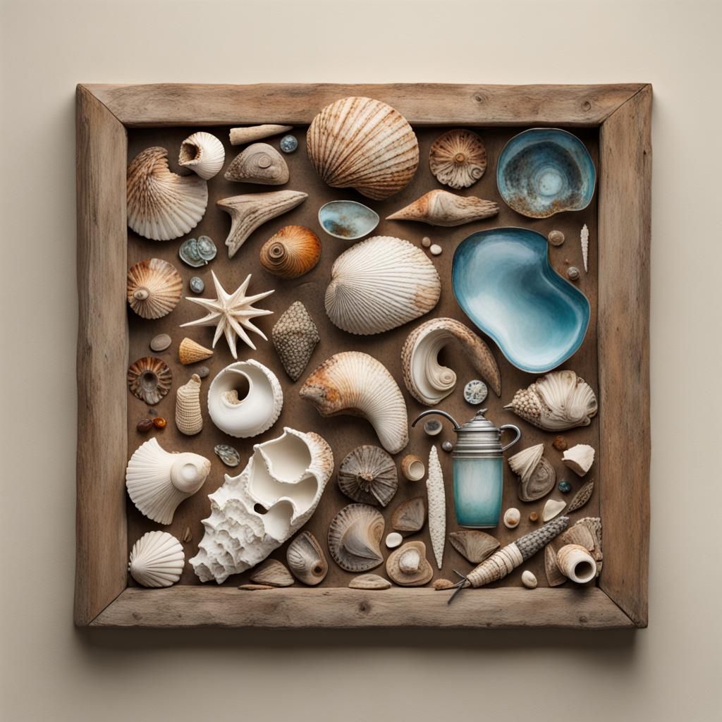 Detailed Beach Finds: Driftwood and Forgotten Relics