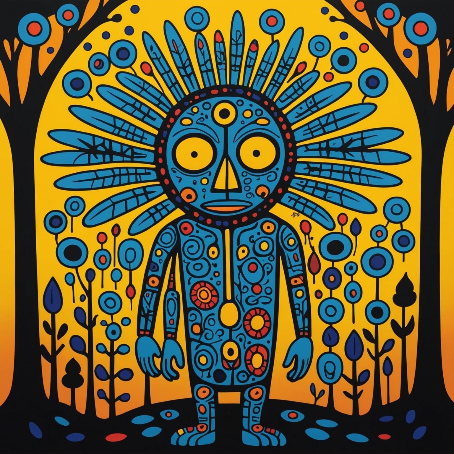 Grimdark Scene in Dark Fantasy Style