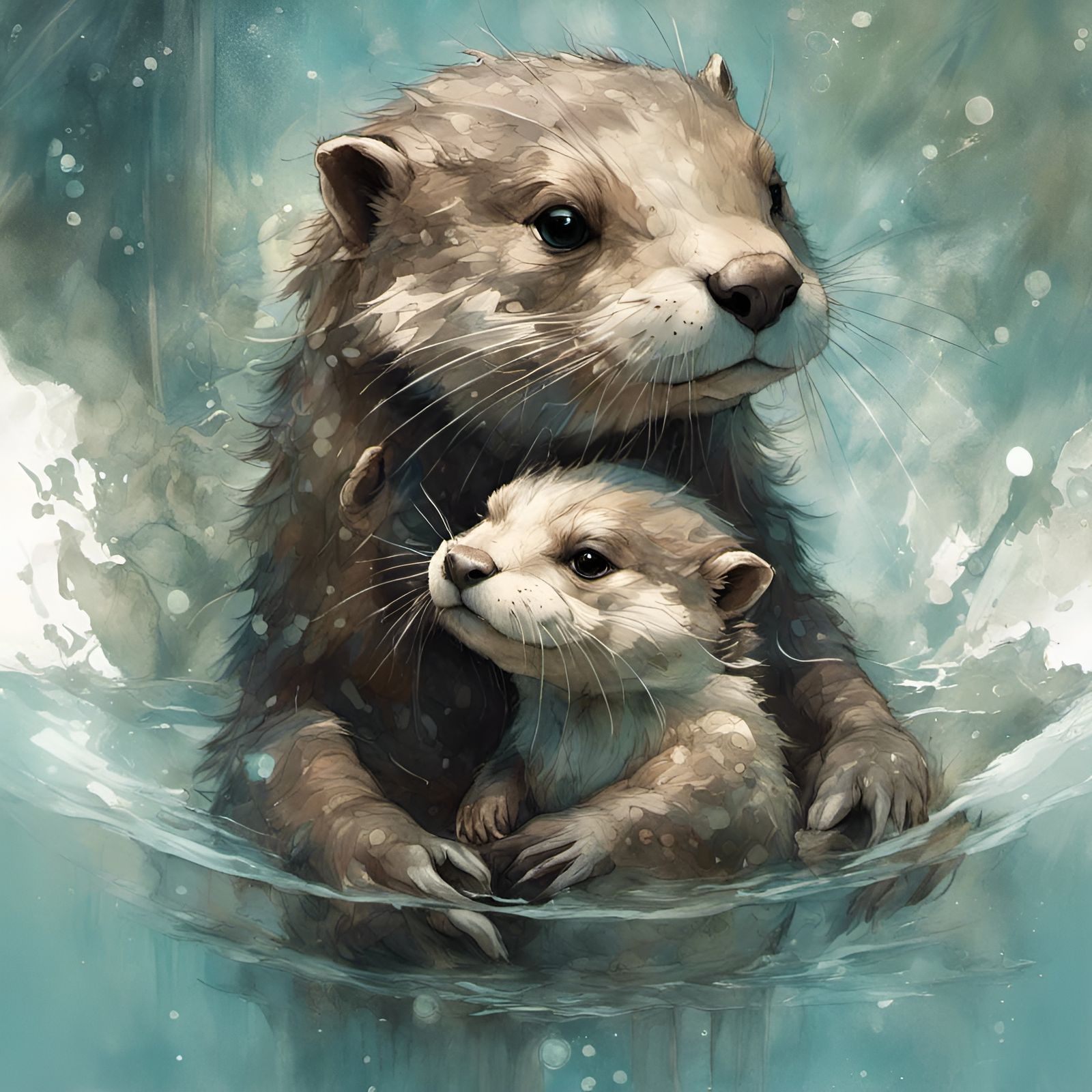 Magical Baby Otter: A Fantasycore Masterpiece