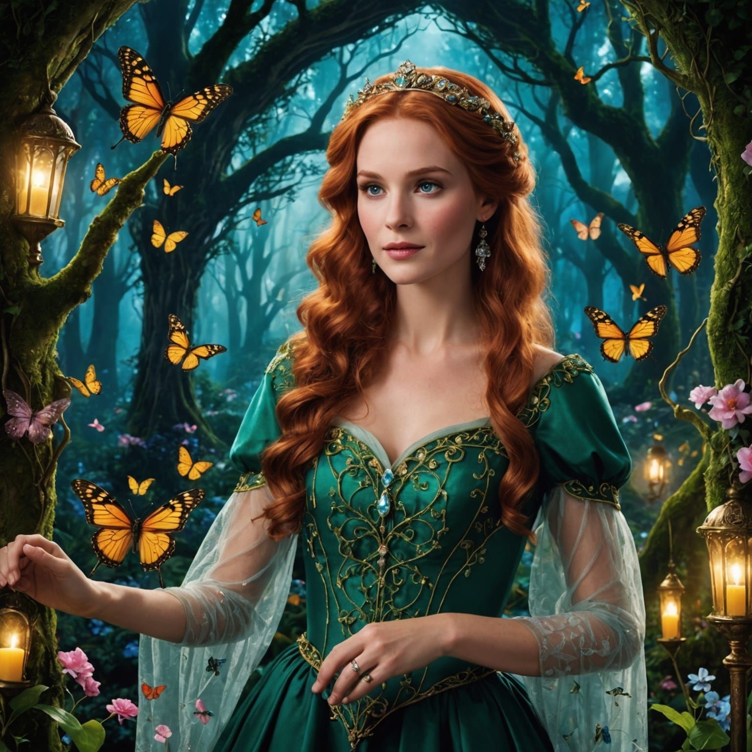 Enchanted Scene Generated by AI