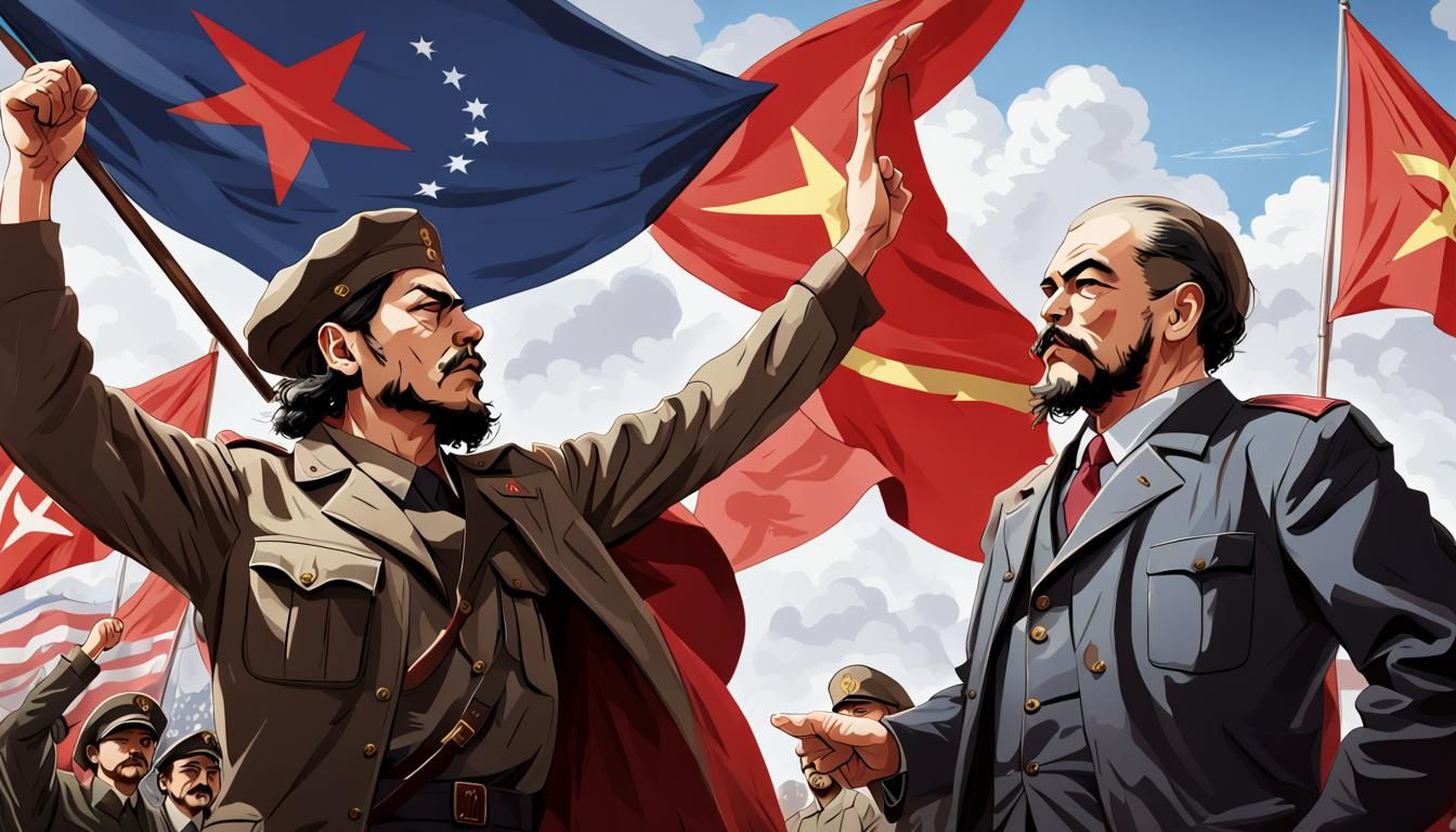 Che Guevara and Lenin: Anime-Style Revolution