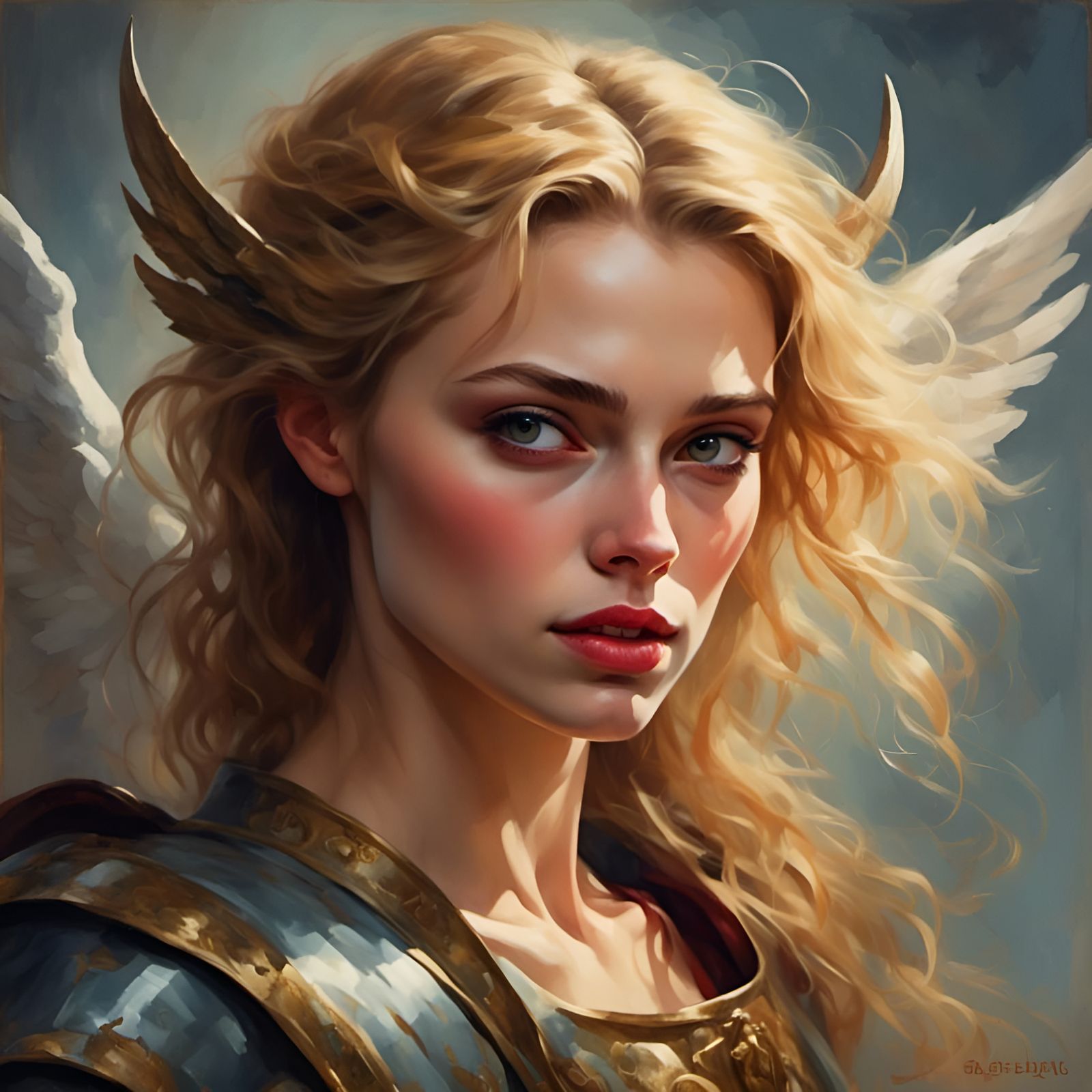 Warrior Angel Ready for Battle