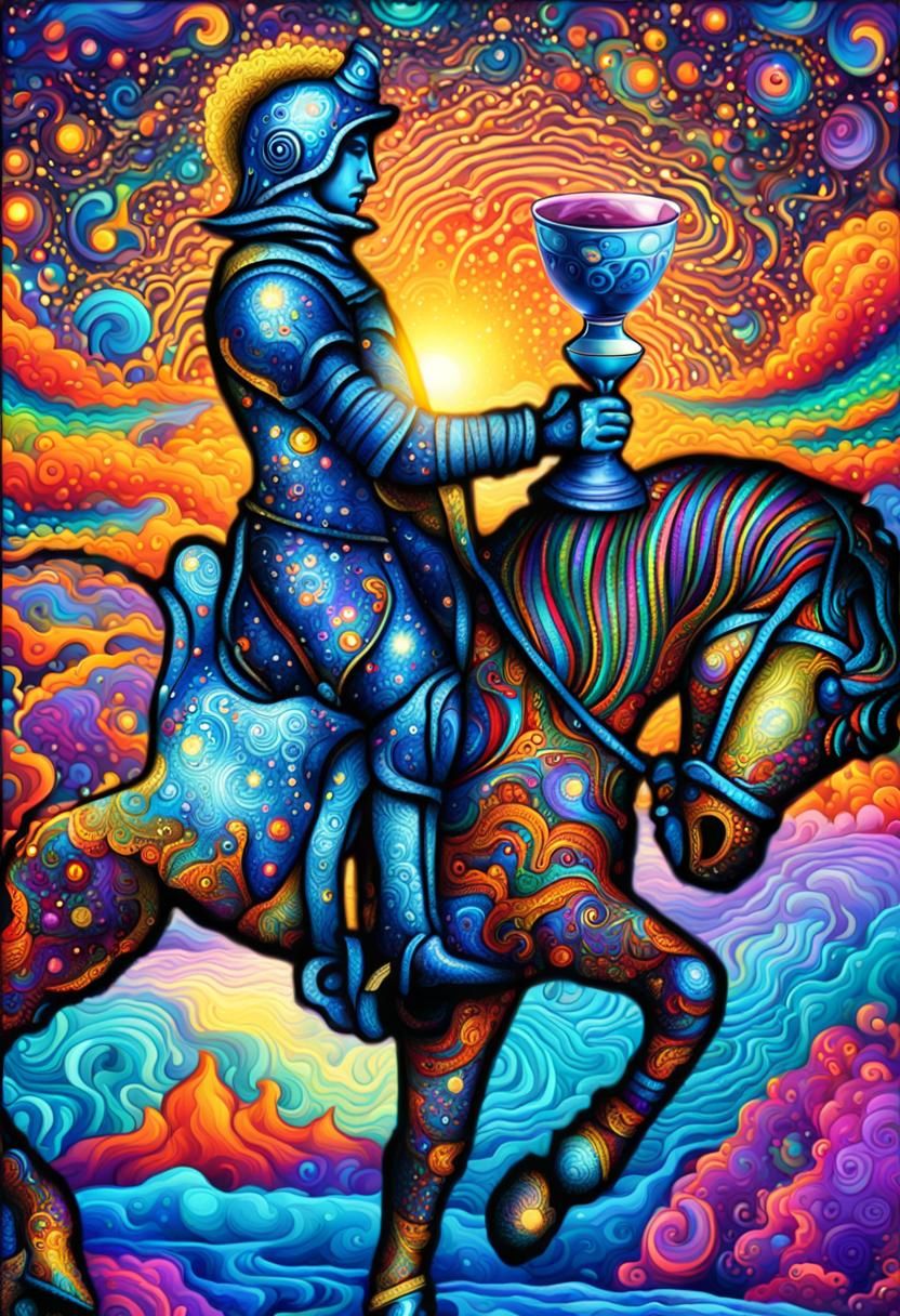 Radiant Knight with Cup of Love