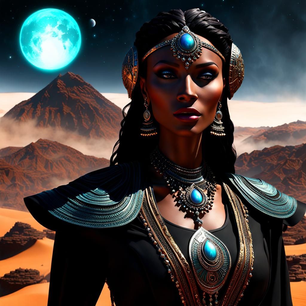 Glamorous Gypsy Lady of Starlight