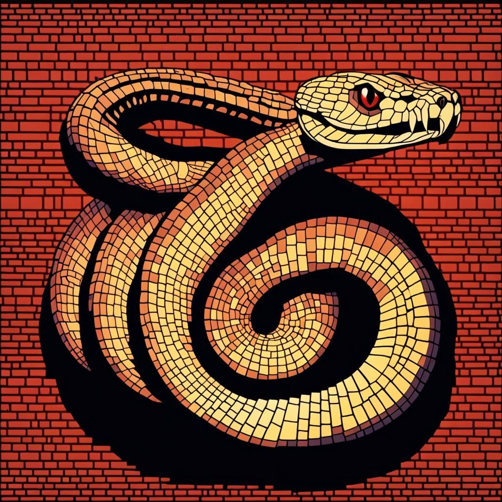 King Cobra Strikes: 8-bit Harlem Renaissance Art