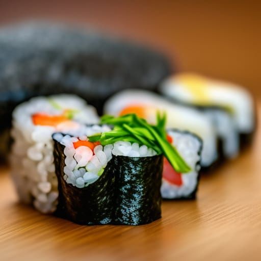 Delicious Sushi Roll: Professional Food Photography