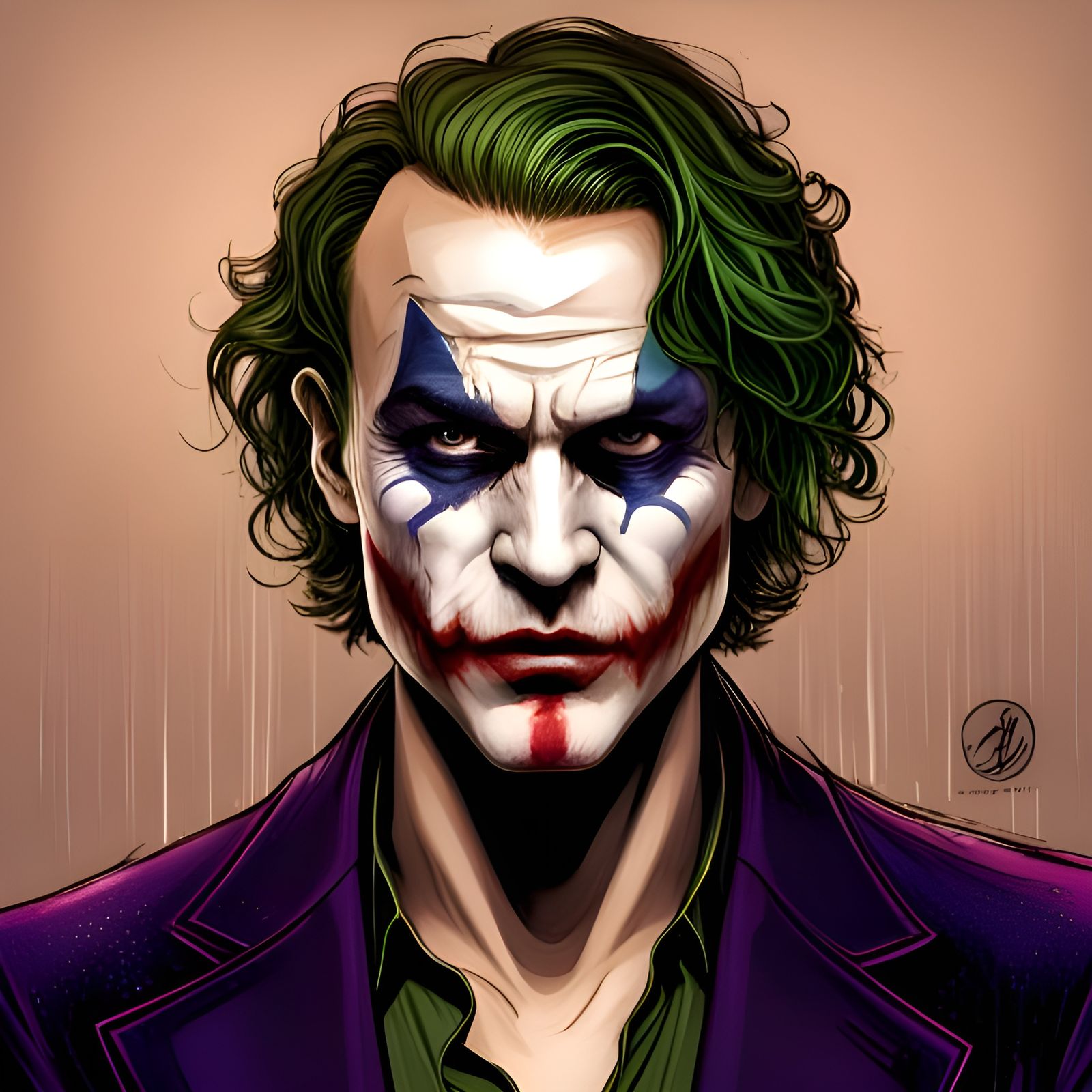 The Joker Dark Knight Concept Art