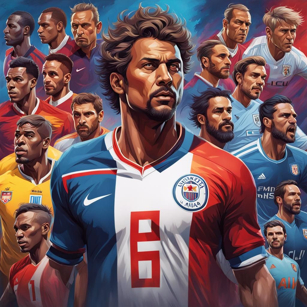 Football Jersey Collector Portrait in Hyperdetailed Style