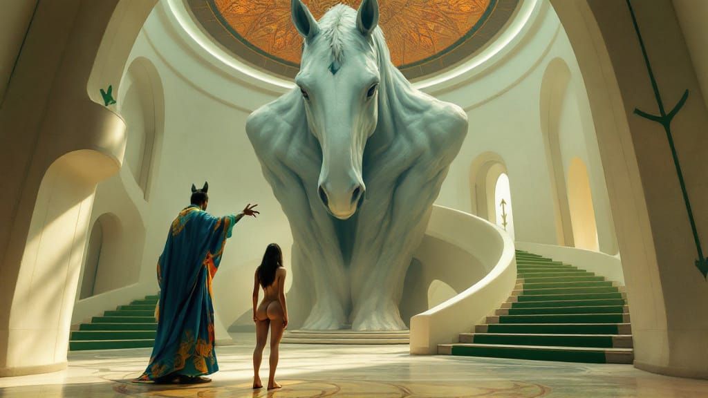 Mystical Initiation in an Otherworldly Hall