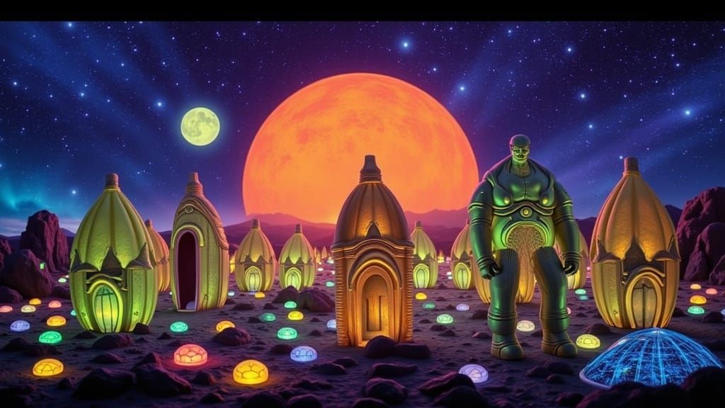 The Day the Earth Stood Still Retro Sci-Fi Movie Poster