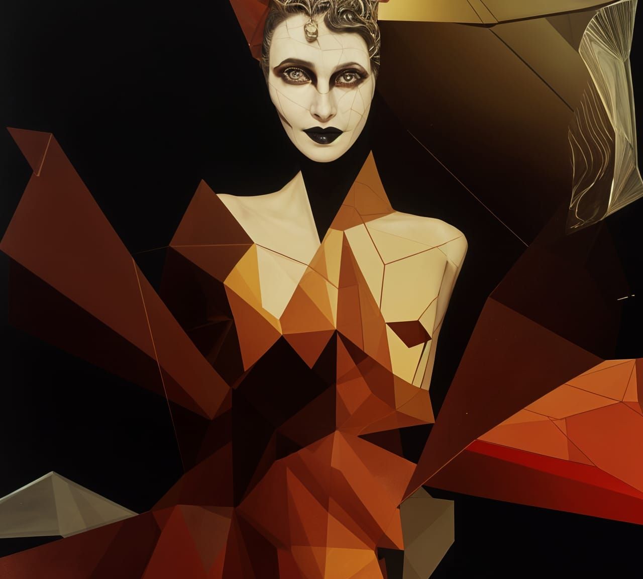 Eldritch Liminal Design with Filigree and Curves