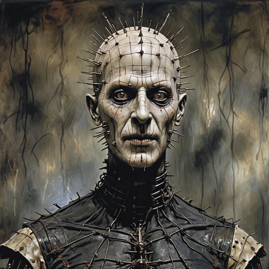 Iconic Pinhead from Clive Barker's Imagination
