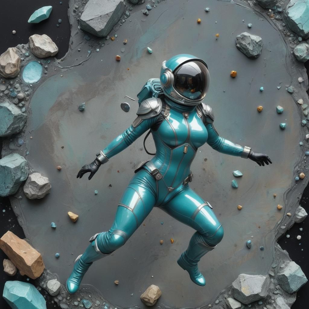 Leaping Aquamarine