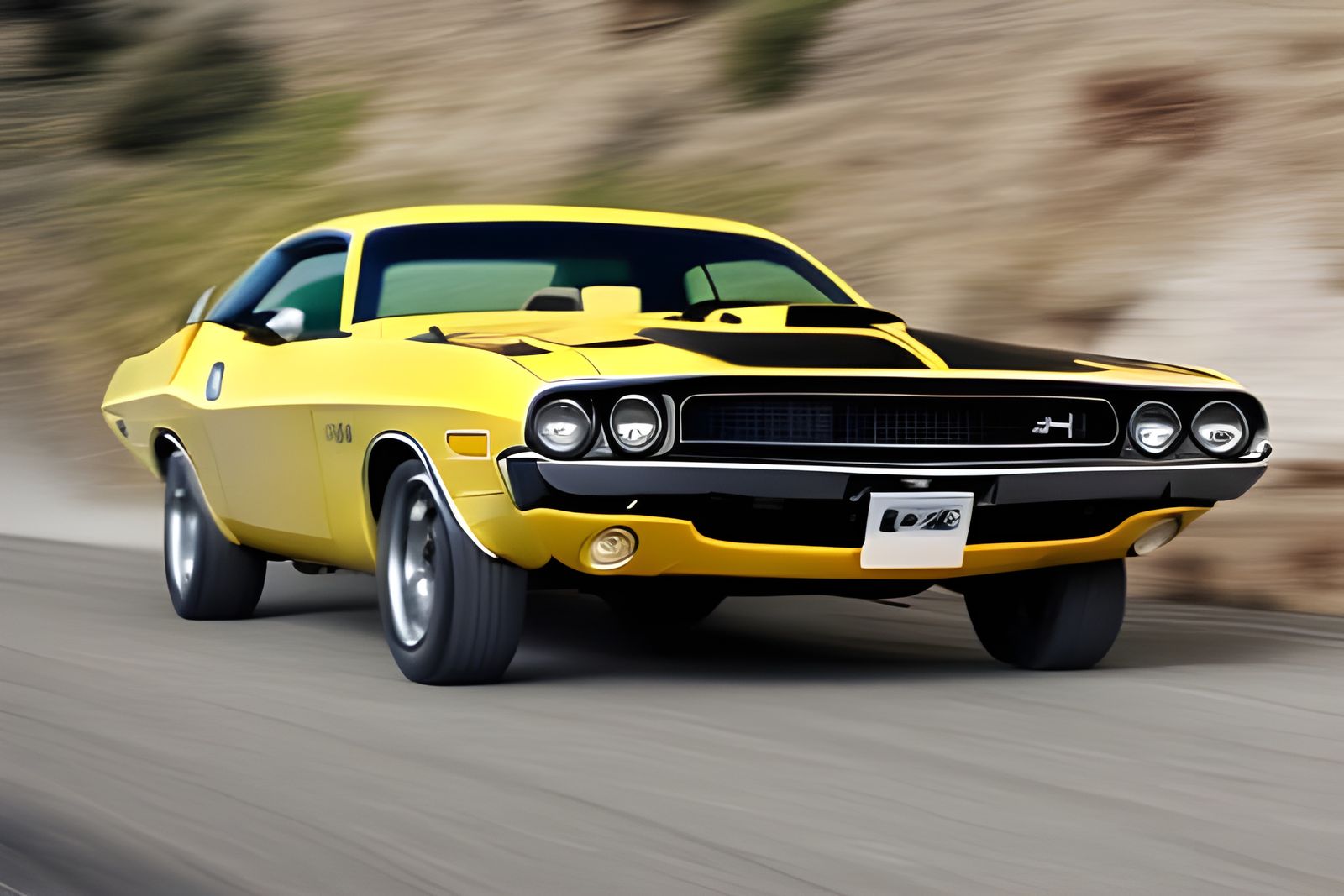 1970 Dodge Challenger Showroom Action Shot