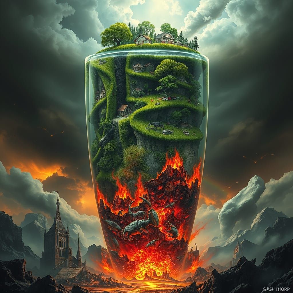 Heaven and Hell Converge in a Cyberpunk Timekeeper